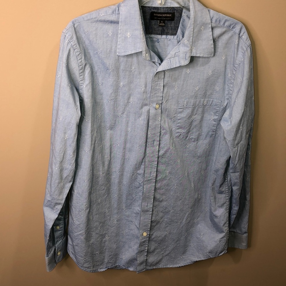 Banana Republic Anchor Slim Fit Button Up